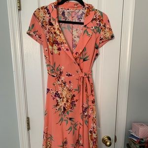 Pink Floral Dress